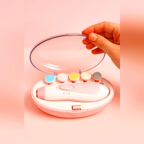 Other - Electric Nail Trimmer Set for Baby & Adults | Safe & Gentle | 6 Grinding Heads